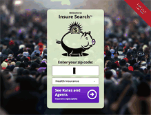 Tablet Screenshot of insuresearch.com